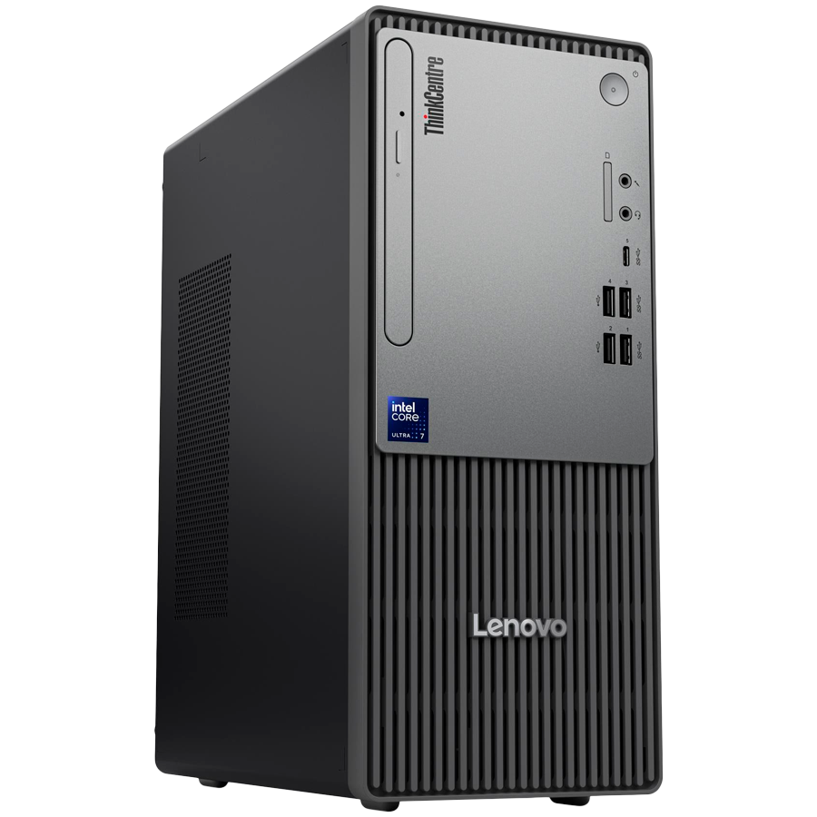 ThinkCentre neo 50t Gen 6, Intel Core Ultra 7 265, 1x 16GB DDR5-5600, 1TB SSD M.2, GeForce RTX 3050 6GB GDDR6, Wi-Fi 6 + BT 5.2, Front: 3x USB 3.2, 2x USB 2.0, CR, Back: 2x USB 3.2, 2x USB 2.0, HDMI,  - slika 3