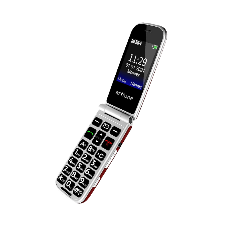 Telefon na tipke Artfone F20 preklop Red - slika 2