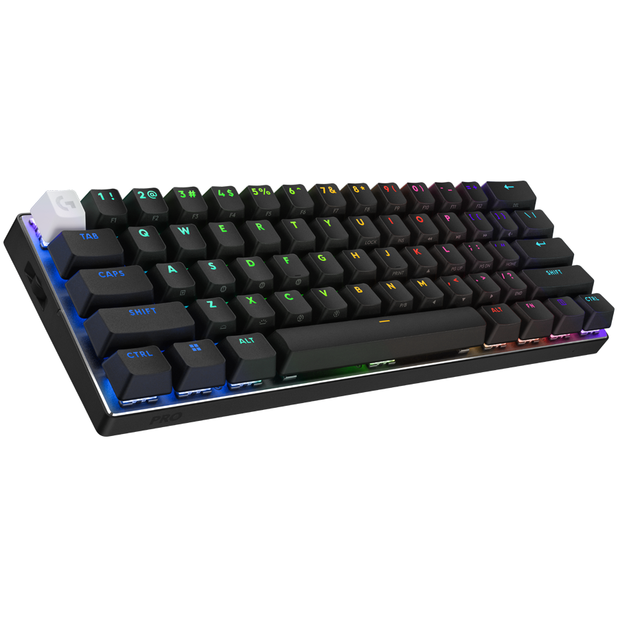 LOGITECH G PRO X 60 LIGHTSPEED Wireless Gaming Keyboard (Tactile) - BLACK - US INT'L - 2.4GHZ/BT - EMEA28-935 - TACTILE SWITCH - slika 2