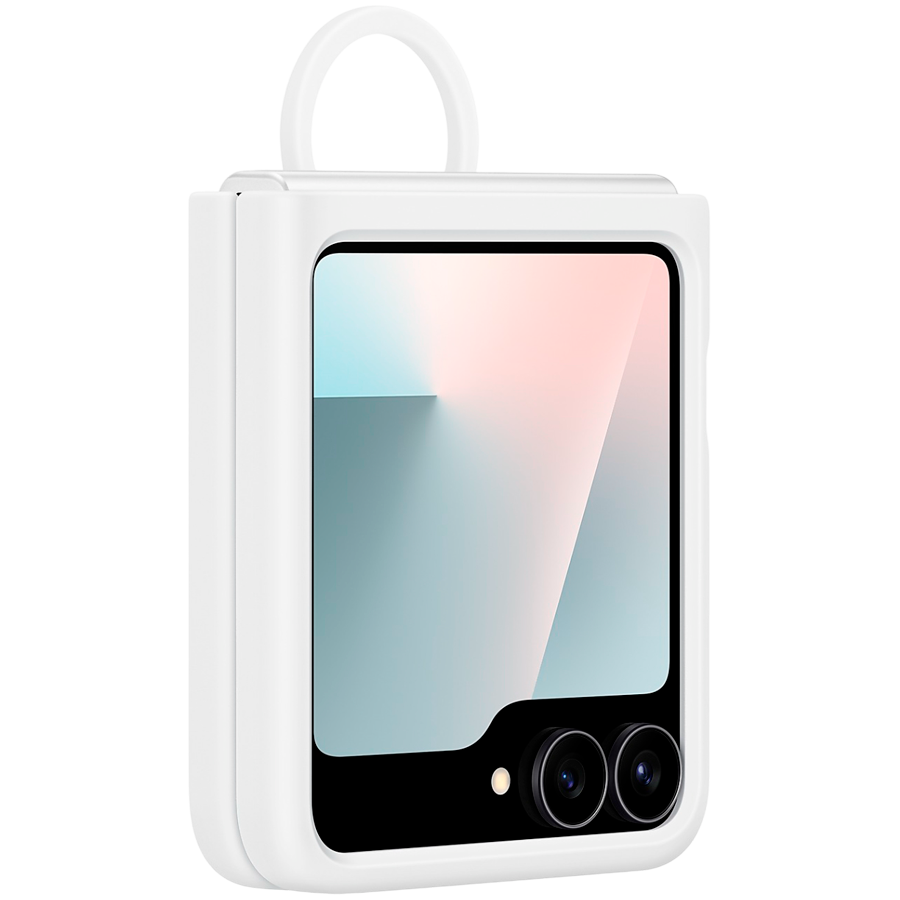 SAMSUNG Galaxy Z Flip6 / Flip7 FE Silicone Case White - slika 3
