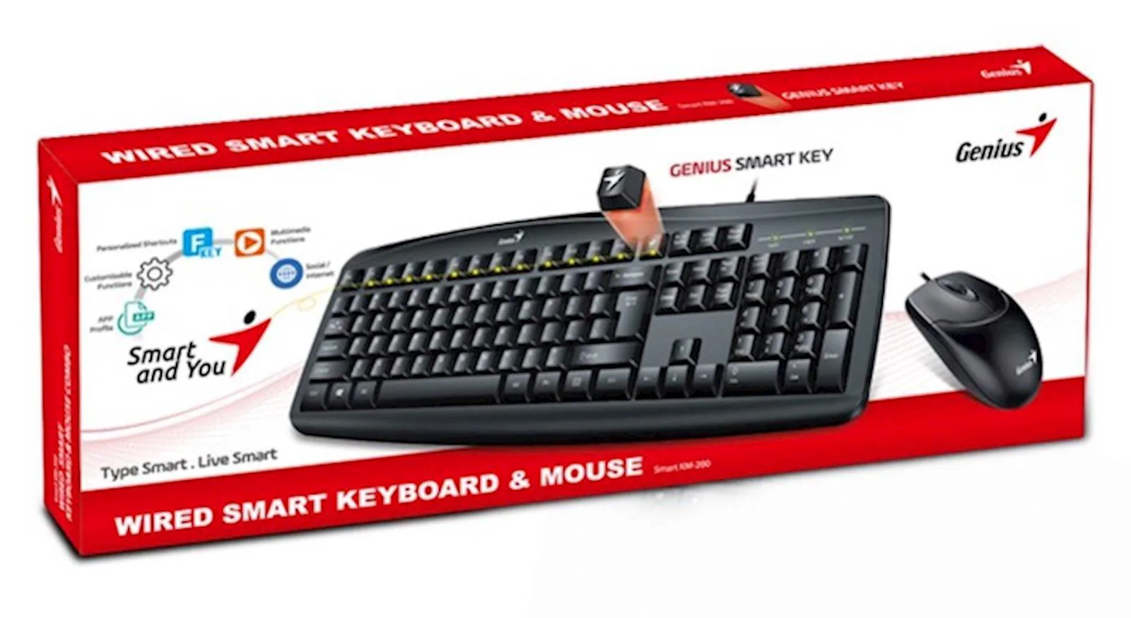 TASTATURA GENIUS SMART KM-200 + MIŠ - slika 2