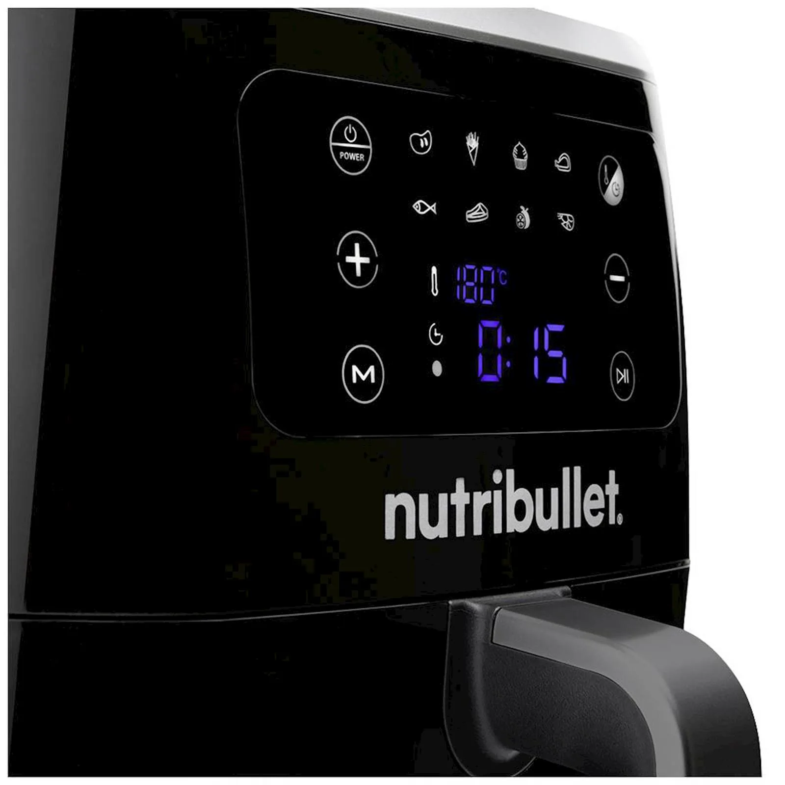 NUTRiBULLET CB NBA071B friteza na vrući zrak 1800-ih W premaz protiv lijepljenja, bez BPA - slika 4