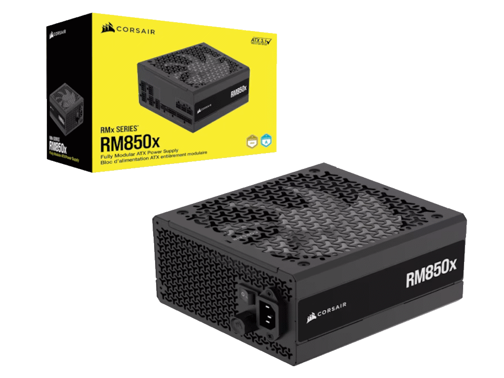Corsair PSU 850W RM850xGold, Fully Modular, 12V-2x68xSATA, 3xPCIe, ATx 3.1, PCIe 5.1 - slika 3