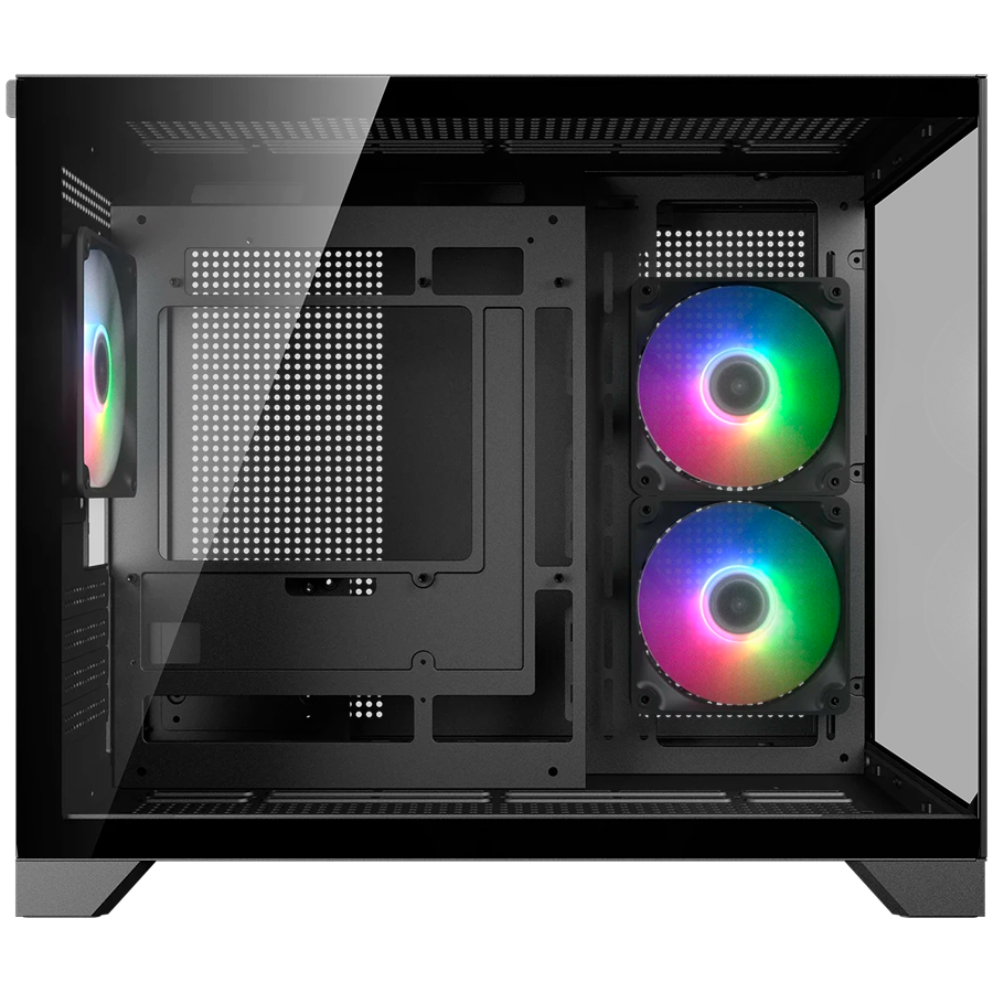 COUGAR FV150 Mini RGB PC Case, Mid tower, Black - slika 4