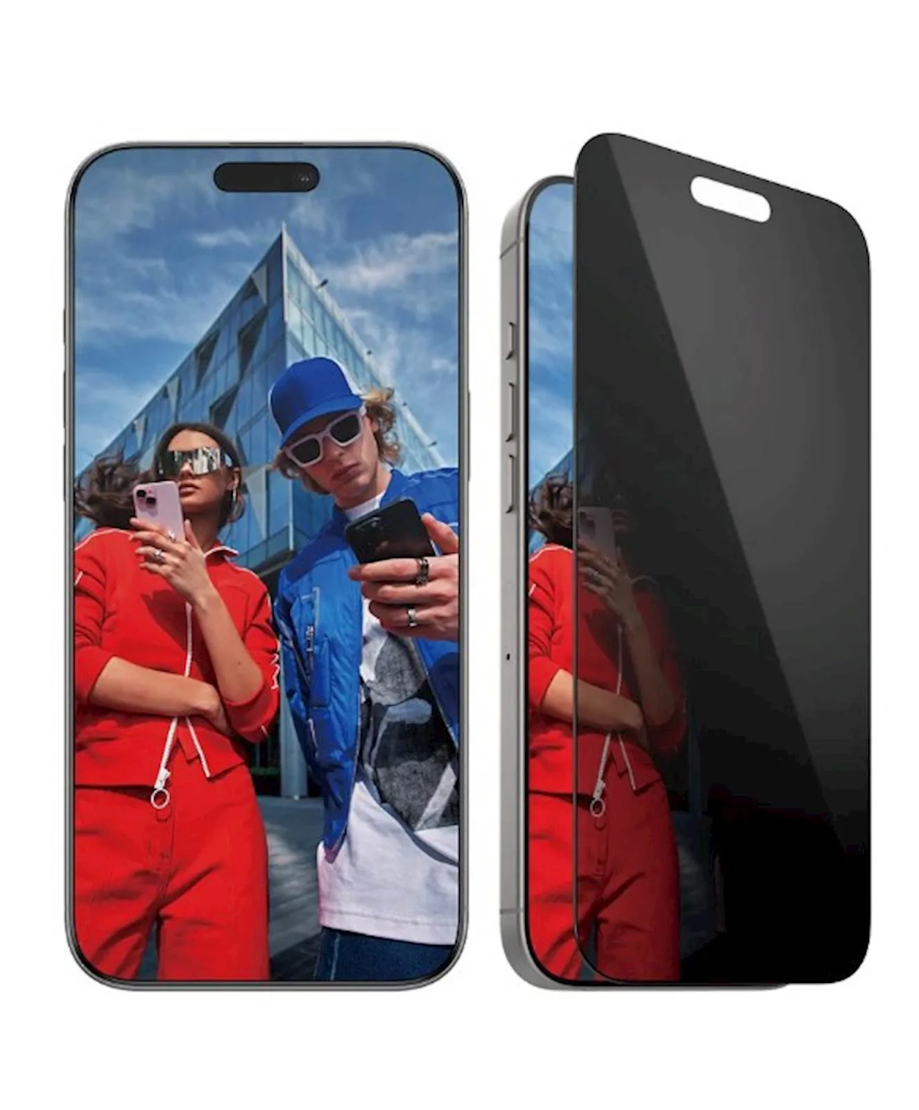 Zaštitno staklo PG iPhone 16 Pro Max Privacy - slika 2