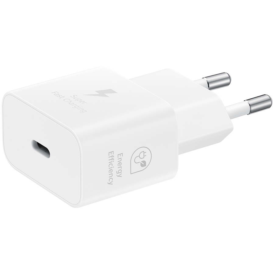 Samsung 25W Fast Charging USB-C Power Adapter White (cable not included) - slika 3