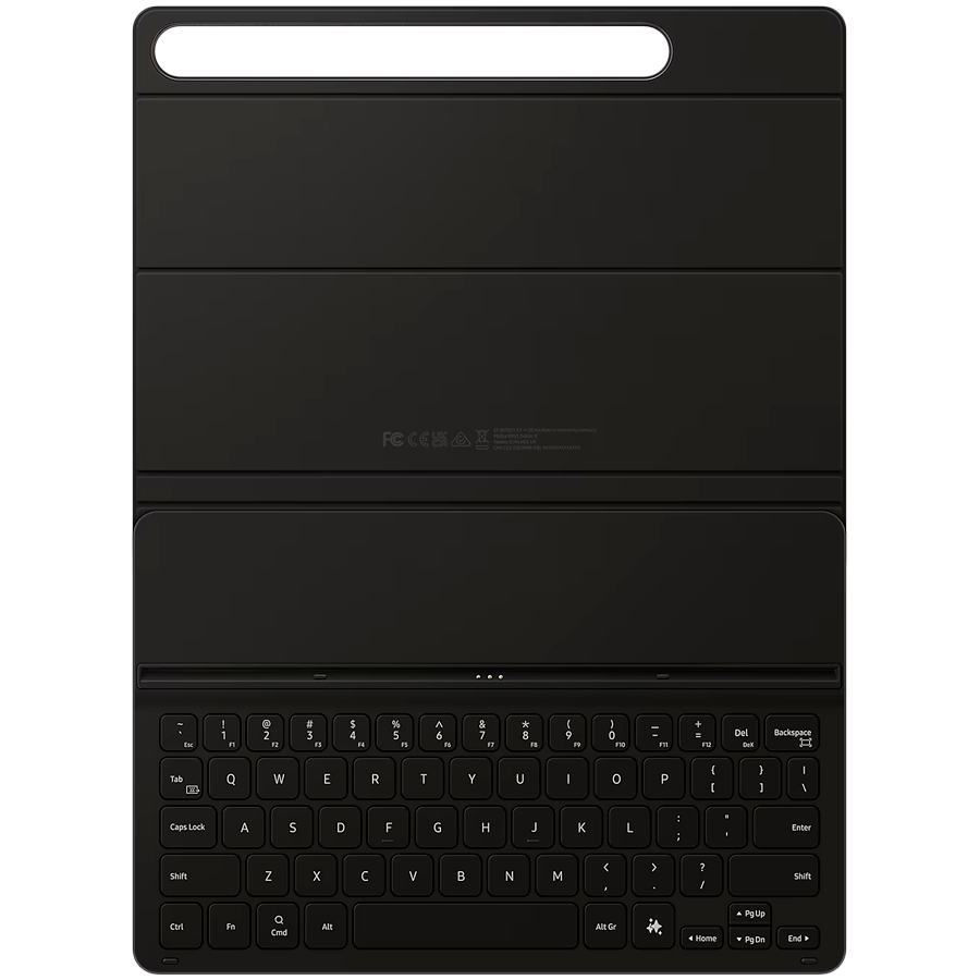 Samsung Galaxy Tab S9/S9 FE/S10 FE/S10 Lite Book Cover Keyboard Slim - AI Key Black - slika 3