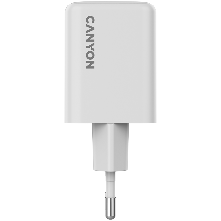CANYON charger CU45AC GaN 45W 1xPD 1xQC EU White - slika 2