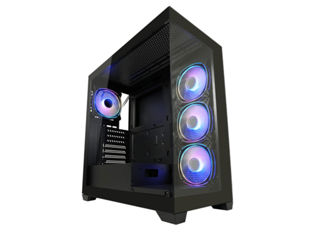 LC-Power Case Gaming 715B Midi-tower, ATX, 4x ARGB fan1x USB-C, 2x USB-A - slika 2