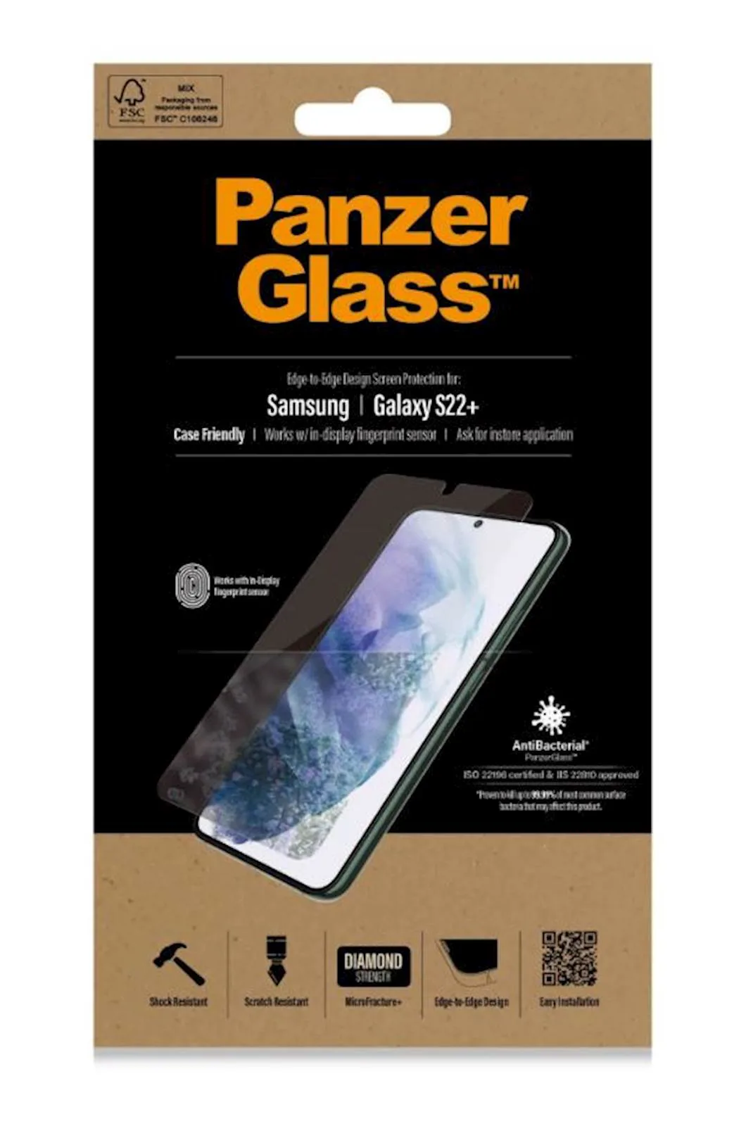 Zaštitno staklo PanzerGlass Samsung Galaxy S22+ 5G - slika 2