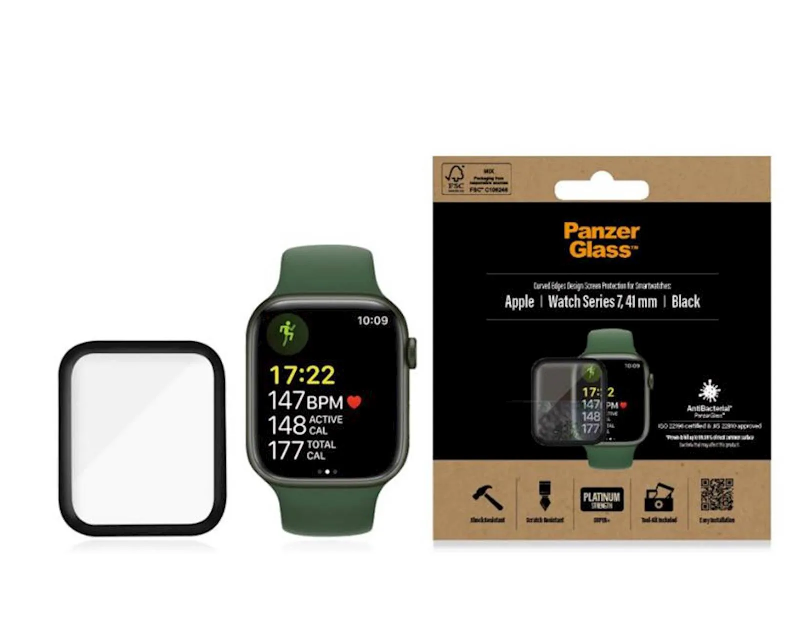 Zaštitno staklo PanzerGlass Watch Series 8/7 41mm - slika 2