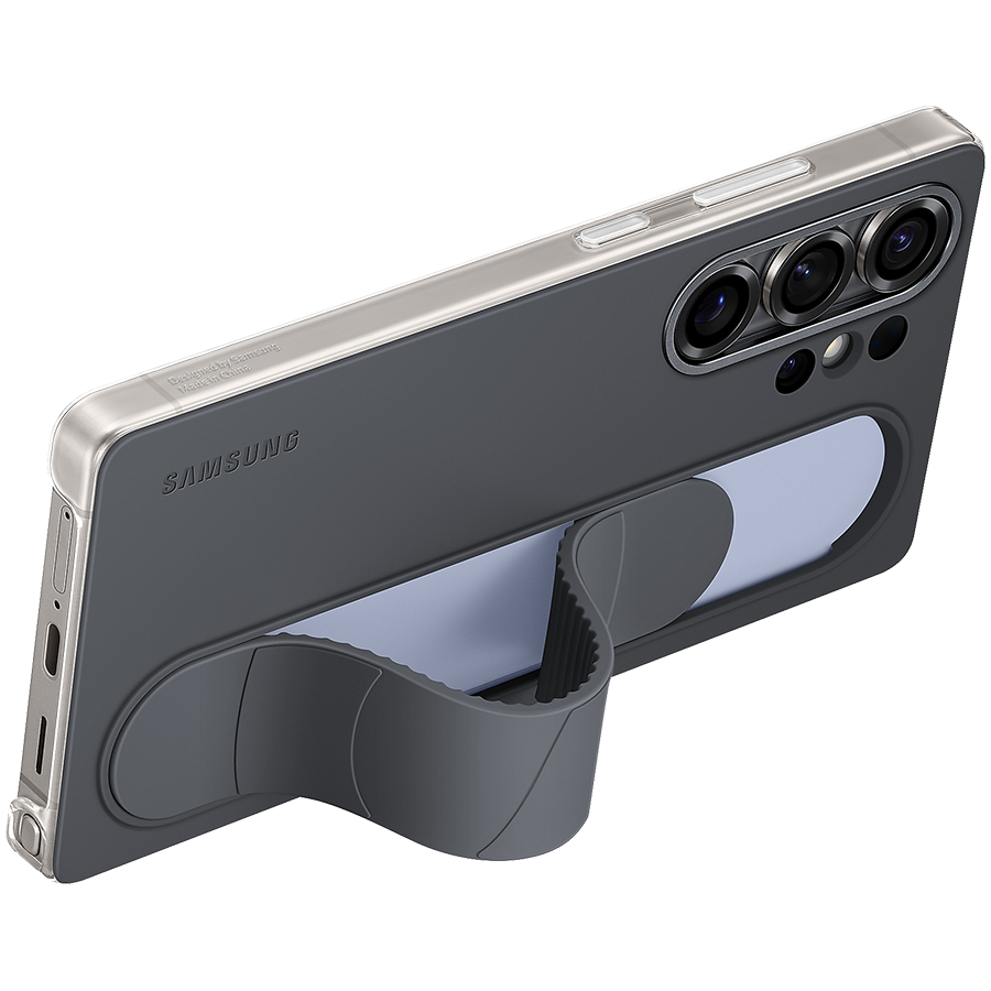Samsung Galaxy S25 Ultra Standing Grip Case Black - slika 3