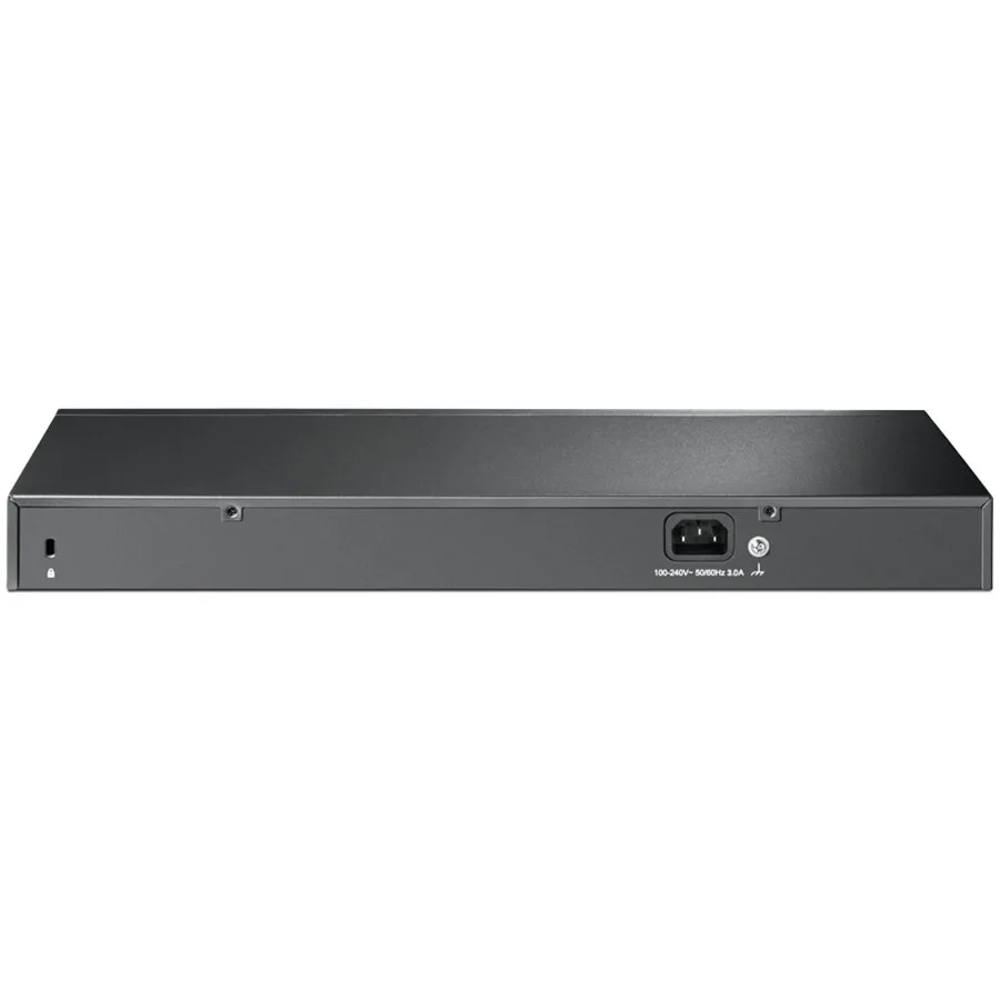 28-port gigabit Easy Smart switch with 24 PoE+ ports, 26 10/100/1000Mbps RJ-45 ports, 2 SFP uplink ports, compliant with 802.3af/at, 250W PoE budget, support Priority Mode, PoE Auto Recovery, 1U 19-in - slika 2