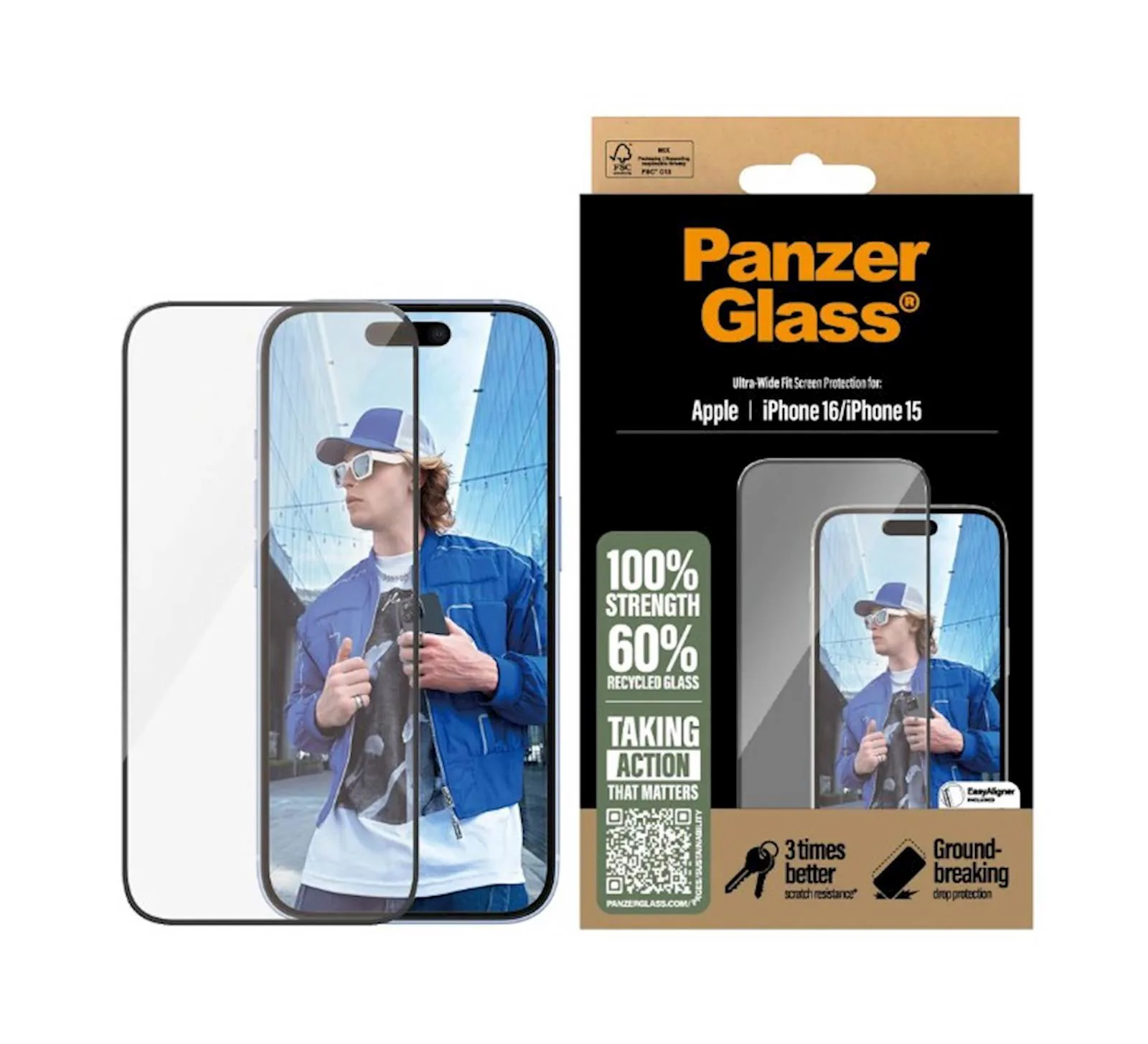 Zaštitno staklo PG iPhone 16/15 - slika 2