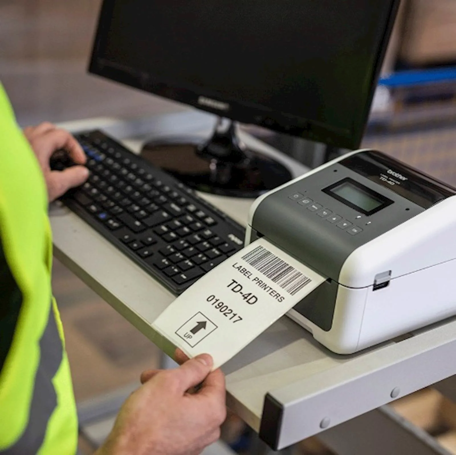 Printer za naljepnice BROTHER TD-4550DNWB - slika 7