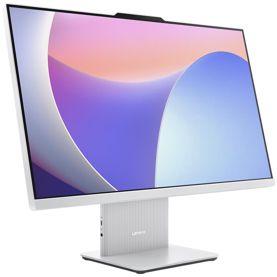 LENOVO IdeaCentre AIO 27ARR9 27" FHD IPS Non-Touch, AMD Ryzen 5 7535HS, 16GB DDR5, 512GB SSD, 3x USB-A, 1x USB-C, HDMI in-out, RJ-45, WiFi 6, BT5.2, SLO Wireless Kyb + Mouse, No OS, Cloud Grey, 2Yr - slika 4