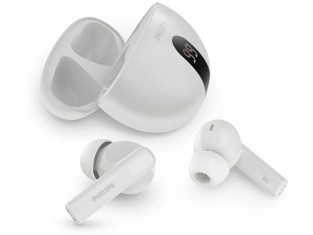 Philips TAT2520WT/00 bežičnBlokiranje buke; 2 AI mikrofonDo 20 sati reprodukcije; zastita IPX4