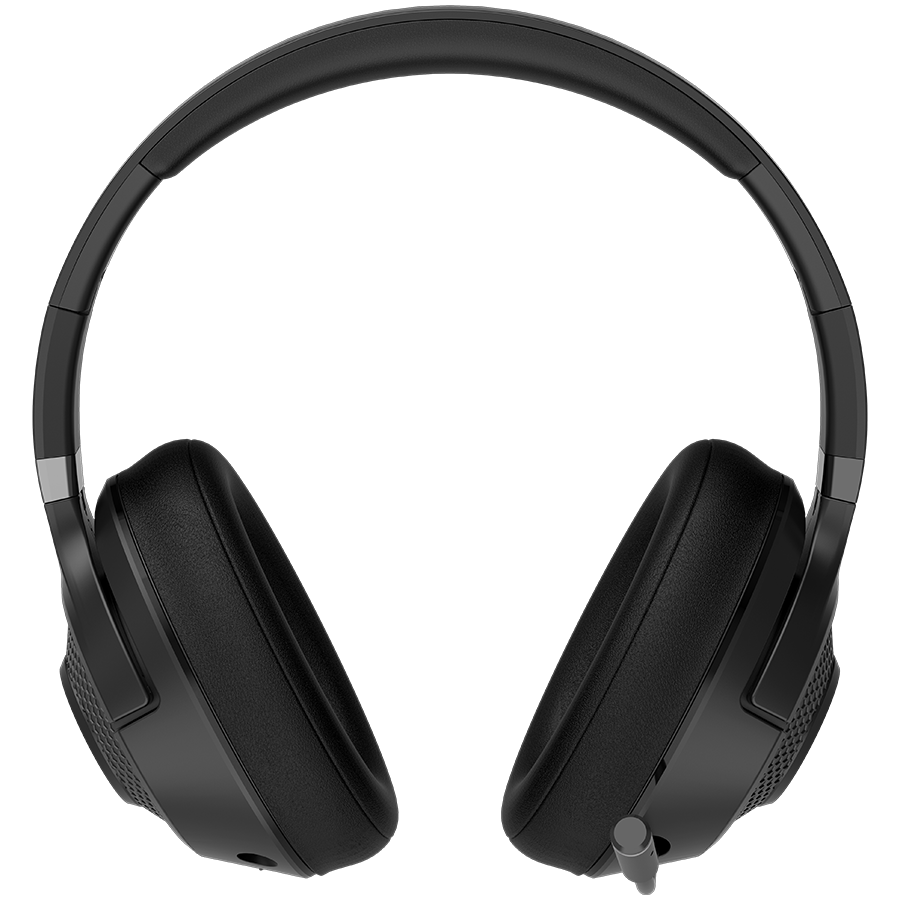 LORGAR Noah 500, Wireless Gaming headset with microphone, JL7006, BT 5.3, battery life up to 58 h (1000mAh), USB (C) charging cable (0.8m), 3.5 mm AUX cable (1.5m), size: 195*185*80mm, 0.24kg, black - slika 3