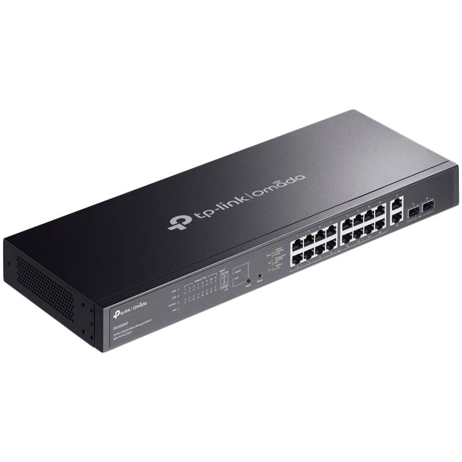 Switch TP-Link Omada 20-Port Gb Easy Managed 16-Port PoE+ ES220GMP - slika 7