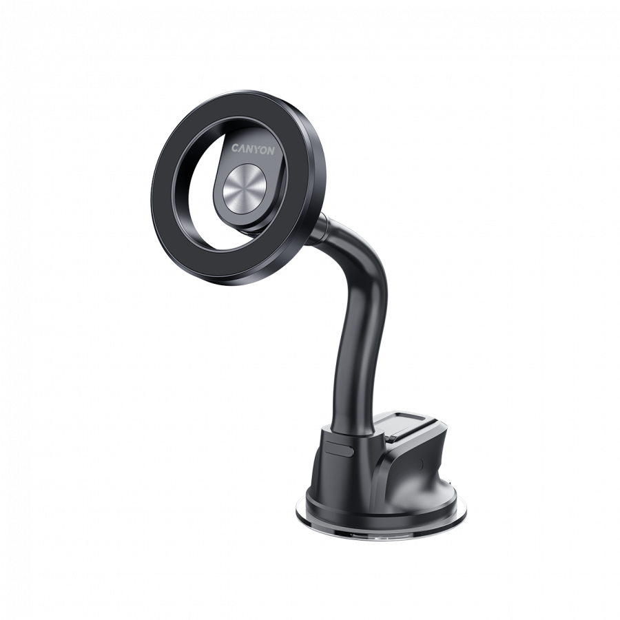CANYON Magnetic car holder OnGrip 12 suction + air vent Black - slika 2