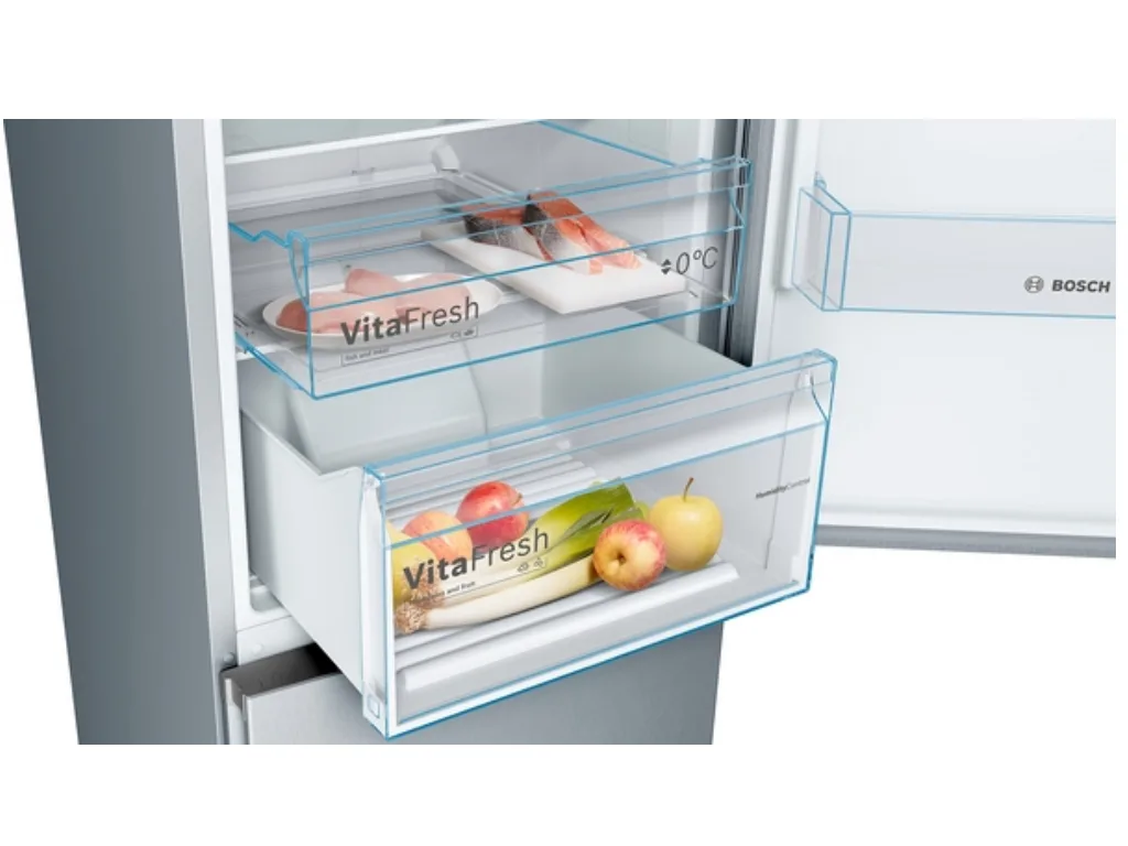 BOSCH Samostojeći Serie 4|No Frost, 203 X 60, INOX H:279L, Z:86L, 203CM, 39dB, - slika 2