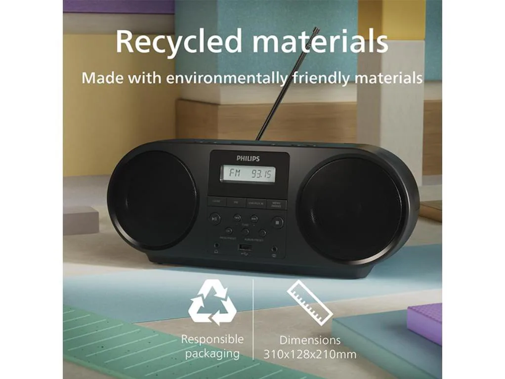 Philips TAZ5000/10 radioprijenosni; IPX4 otpornost;Bluetooth 5.3; FM/DAB+ digitalno - slika 4