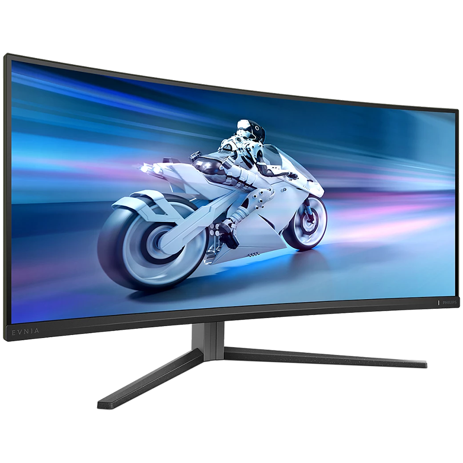Philips Monitor Evnia 34M2C6500/00 34'' QD-OLED, 21:9, 3440x1440 (UltraWide QHD), 175Hz, 0.03ms, 250 cd/m² (SDR), 1000 cd/m² (HDR), 1,000,000:1, 2x HDMI 2.0, DisplayPort 1.4, 4x USB 3.2, Dark Slate De - slika 3