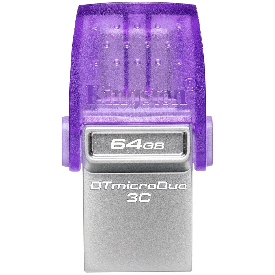 Kingston DT microDuo 3C 64GBUSB Type-A and USB Type-C portUp to 200MB/s read - slika 2