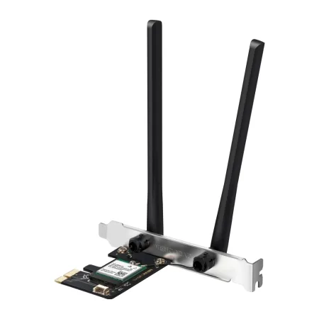Mercusys MA80XE AX3000 Dual-Band Wi-Fi 6 Bluetooth PCI Express Adapter, 2402 Mbps at 5 GHz + 574 Mbps at 2.4 GHz, 2× High Gain Dual-Band External Antennas, Wi-Fi 6, MU-MIMO, OFDMA, 1024 QAM, HE160, WP - slika 2