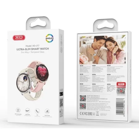 XO Smartwatch J17 Amoled Pink - slika 2
