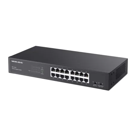 Mercusys MS116GS 16-Port Gigabit Desktop/Rackmount Switch, 16x10/100/1000 Mbps Auto-Negotiation RJ45 port supporting Auto-MDI/MDIX, Isolation Mode, Loop Prevention, Durable Metal Casing, Plug and Play - slika 3