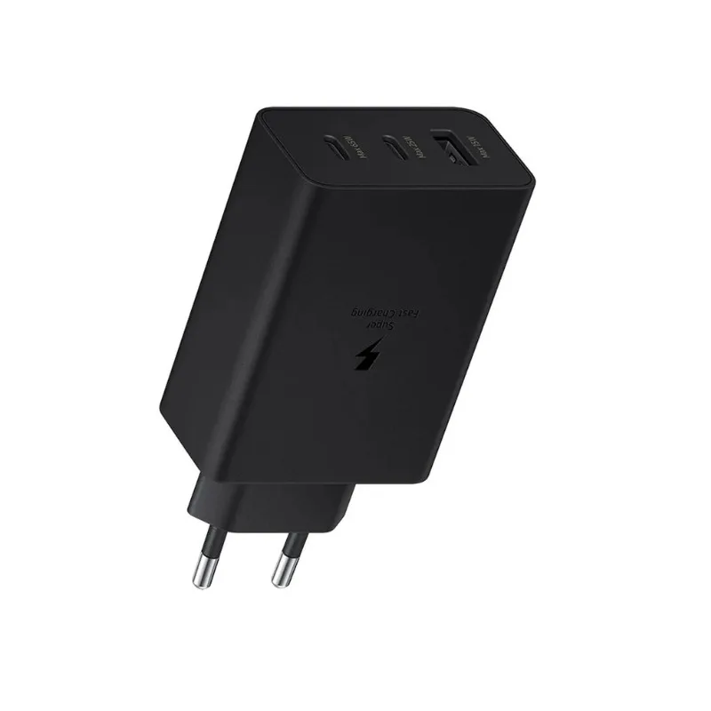 Kucni punjac Samsung Original TRIO 65W USB-A USB-C x2 Black EP-T6530 - slika 2