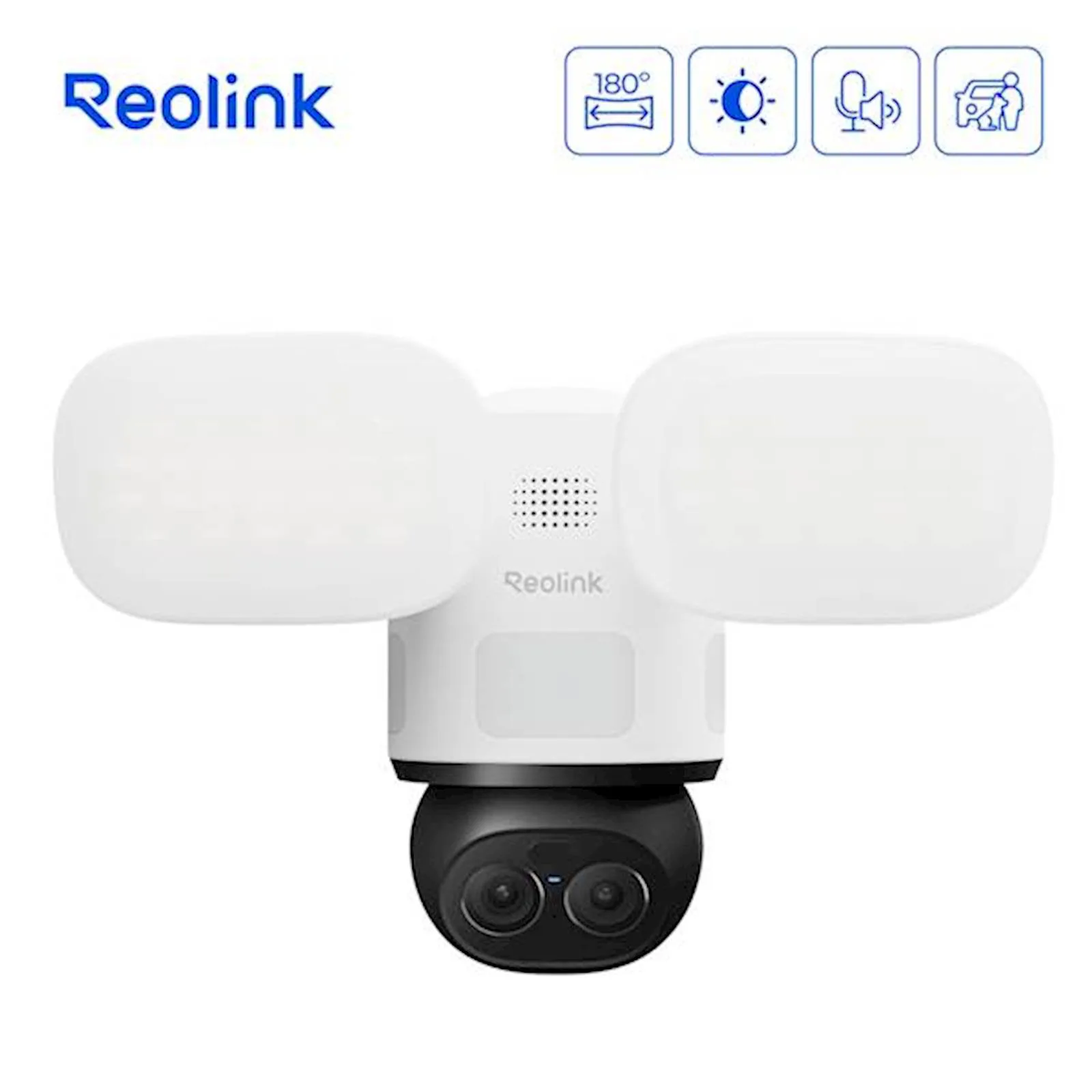 Reolink Ip Kamera TrackFlex Floodlight F850W, 8MP, 4K, 3000 lumena reflektori 30M IR, 6x zoom, Ai