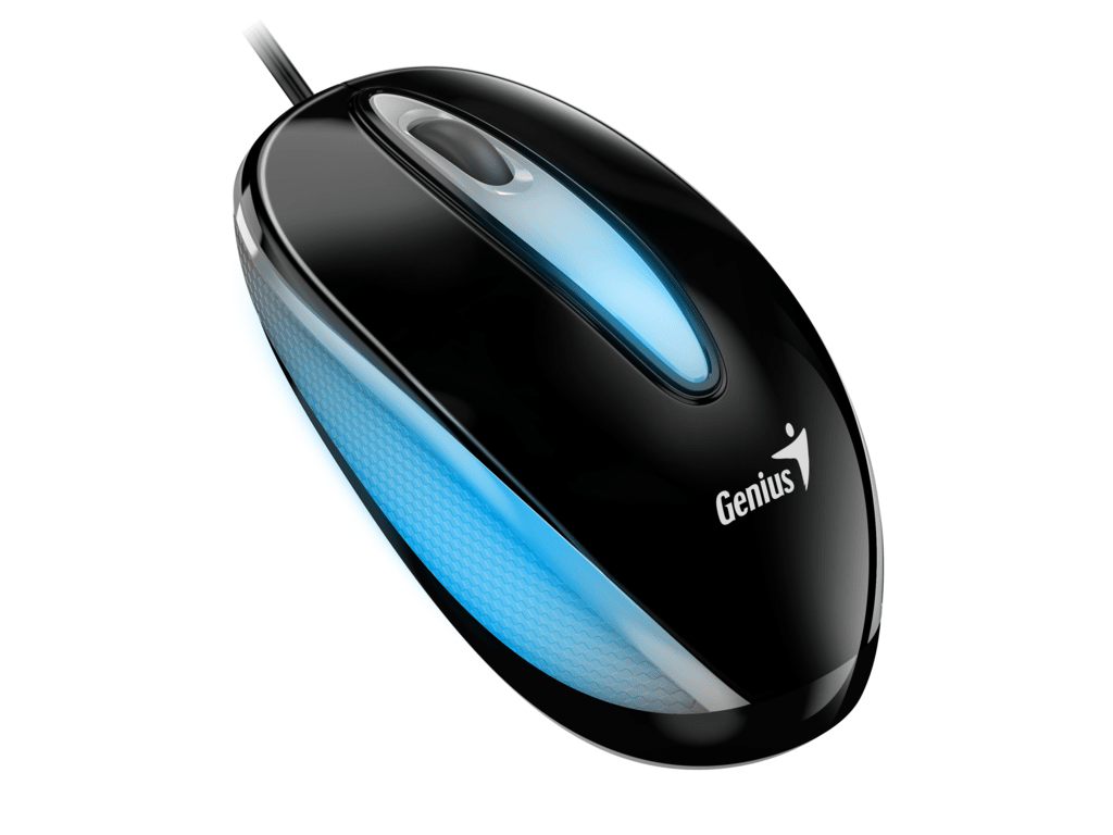Genius miš DX-Mini USB LED miš black, 1000 DPI, 1.5m, 3 tipke, optički - slika 2