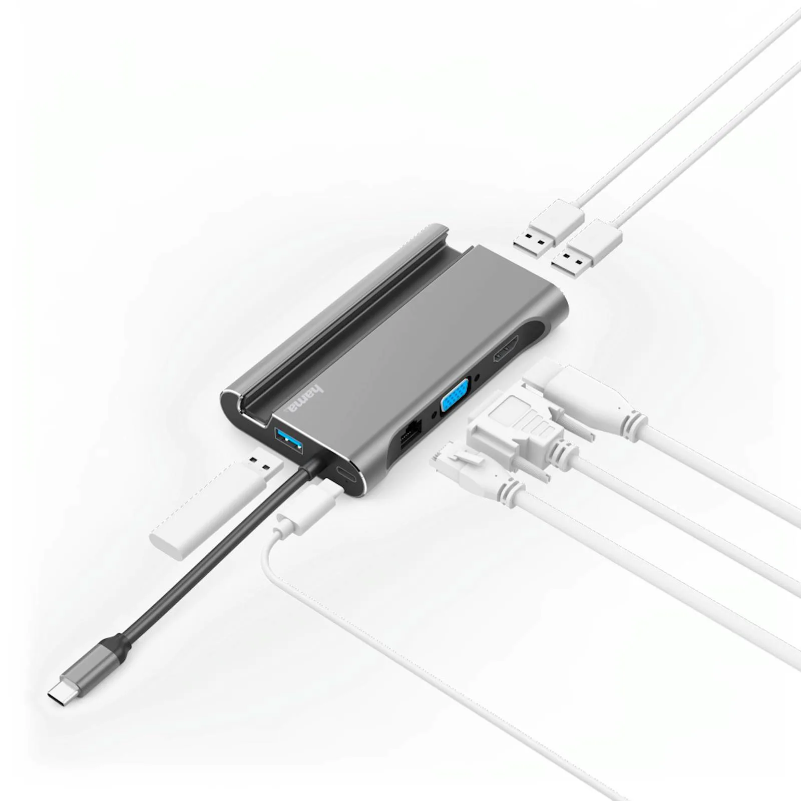 DOCKING STATION HAMA USB-C 7 IN 1 - slika 2