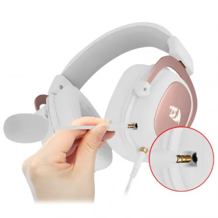 ReDragon - Gaming Slušalice sa mikrofonom Zeus 2 H510W-1 White - slika 2