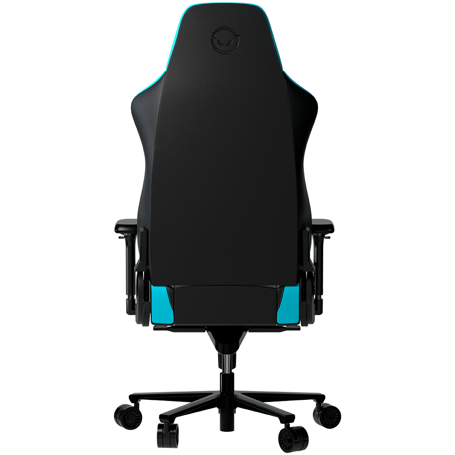 LORGAR Base 311, Gaming chair, PU eco-leather, 1.8 mm metal frame, multiblock mechanism, 4D armrests, 5 Star aluminium base, Class-4 gas lift, 75mm PU casters, Black + blue - slika 4