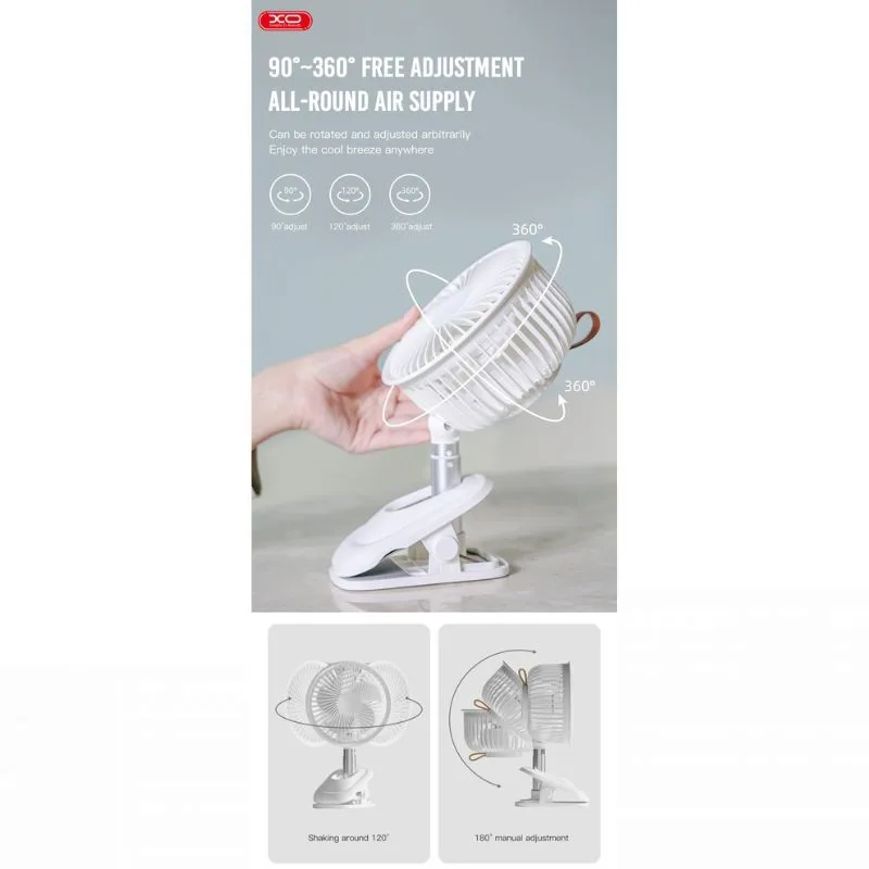 XO multifunkcionalni podesivi ventilator MF73 - slika 2