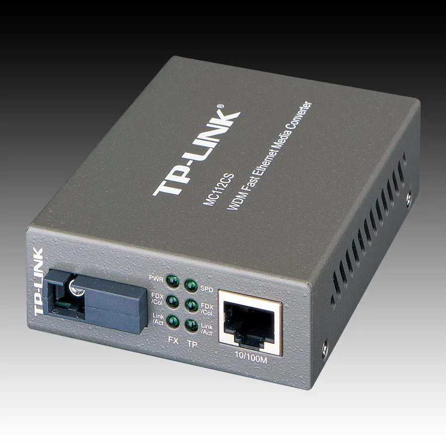 Media Filter TP-Link MC112CS, 1 x 100M SC port, 1 x 100M RJ45 port (Auto MDI/MDIX), 1310nm Tx/1550nm Rx, Half/Full-Duplex transfer mode for FX port, Full Duplex Flow Control (IEEE 802.3x), Half Duplex - slika 3