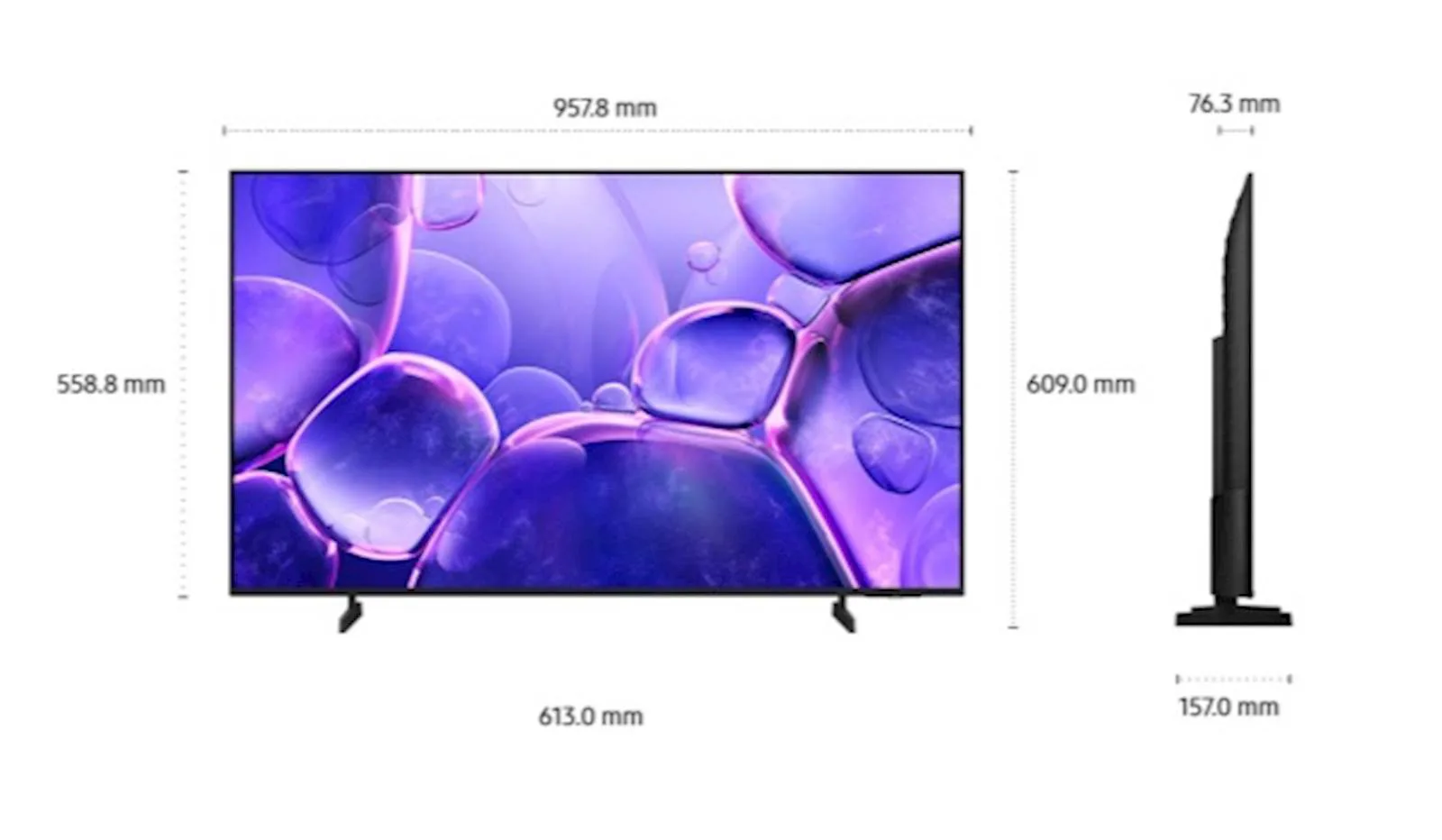 TV SAMSUNG Crystal UHD 4K  43" U8092F - slika 3