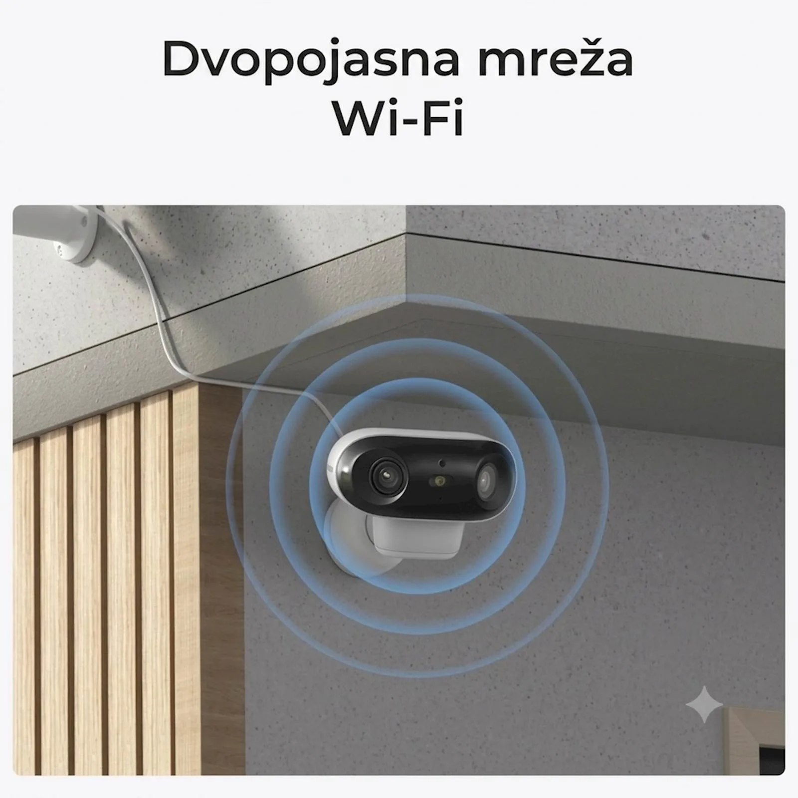 Reolink IP Kamera Argus serija B740X 4K, 180° dupla leća, nočni vid ColorX, Baterijska. - slika 4