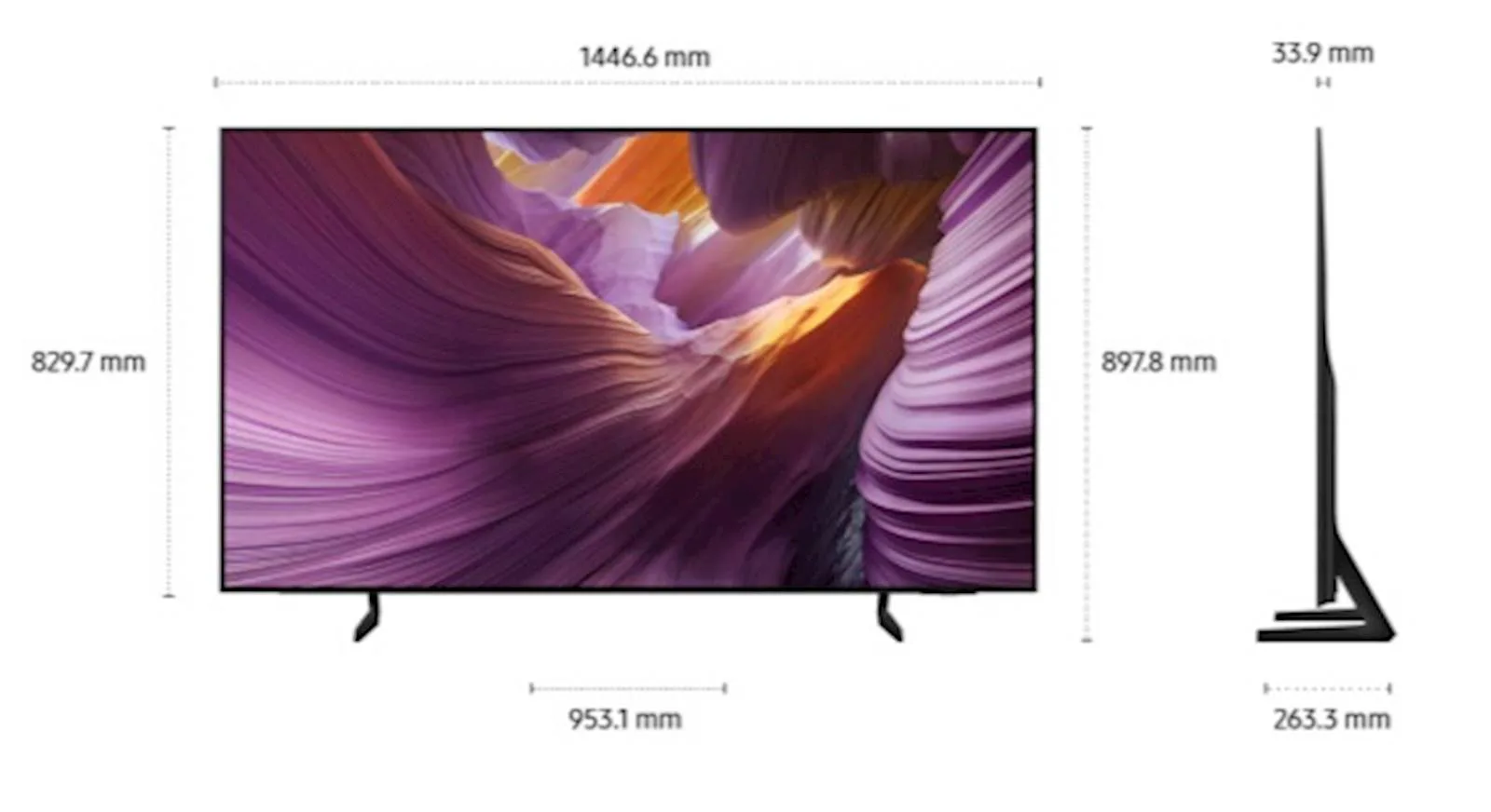 TV SAMSUNG OLED 4K Vision AI 65" S85F - slika 3