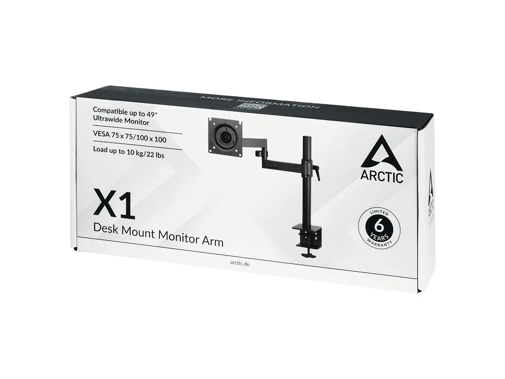 Arctic X1 nosač za monitoredesk mount monitor armhorizontalno podešavanje - slika 4
