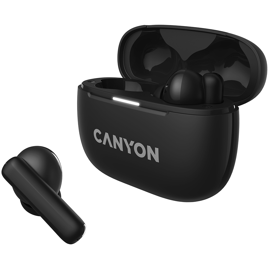 CANYON headset OnGo TWS-10 ANC+ENC Black - slika 5