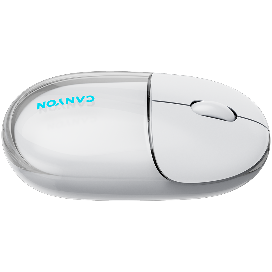 CANYON mouse OnClick 24 BT/ Wireless Transparent/White - slika 7
