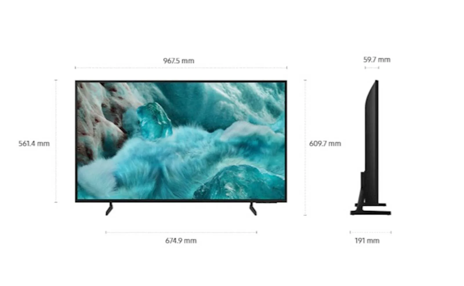 TV SAMSUNG QLED 4K Vision Al  43" Q7F - slika 3