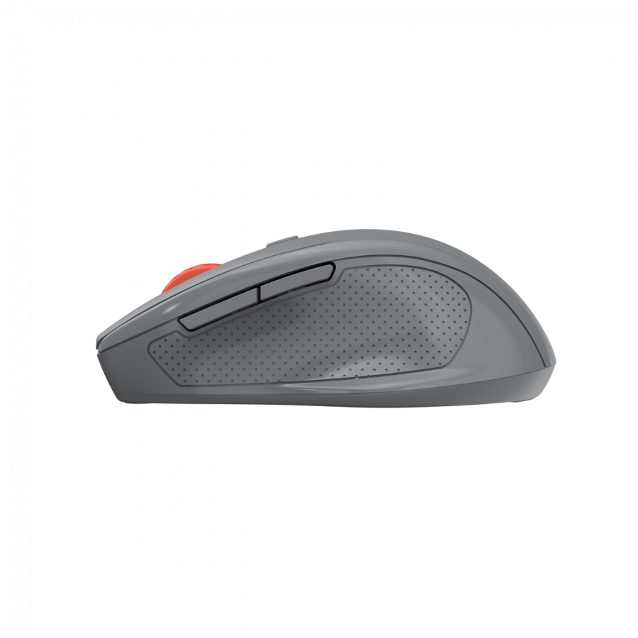 Canyon 6 buttons wireless 2.4Ghz mouse, MX8650A Sensor, DPI up to 1600,Injection case, 3 M life times left and right switches, 2xAAA battery, ABS material. Size: 105x71x40mm, Weight: 59g, Dark grey - slika 5