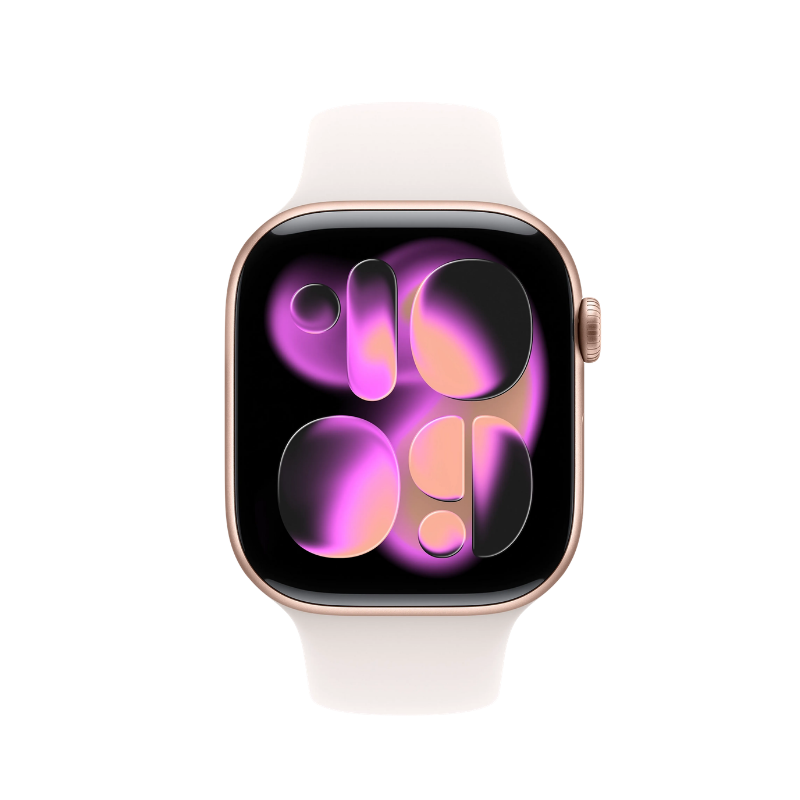 Apple Watch Series 11 GPS 46mm Rose Gold Aluminium Case With Light Blush SB MEV64 S/M - slika 2