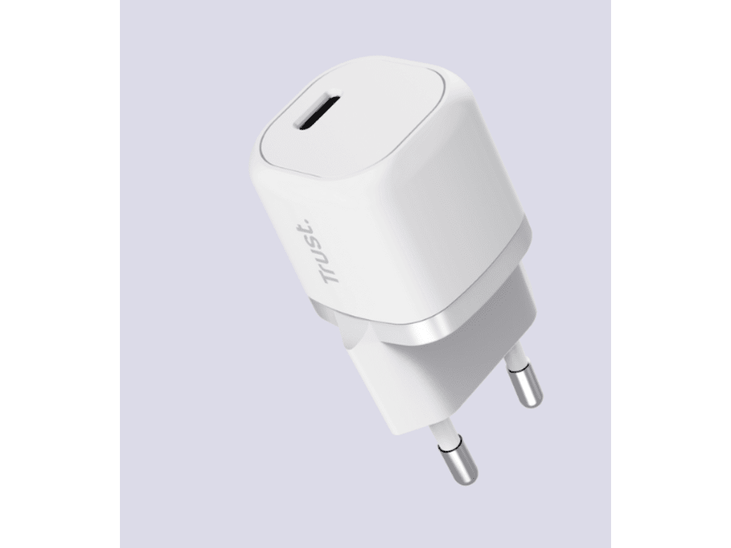 Trust Maxo ultra-small 20WUSB-C punjač za mobitele itablete, bijeli - slika 3