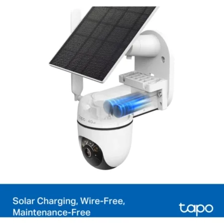TP-Link Tapo C615G KIT Solar-Powered Pan/Tilt Security Camera Kit, 2K 3MP(2304x1296), 2.4 GHz, 10400mAh rechargeable lithium-ion battery, Solar panel (5.2V, 2.5W), Pan/Tilt, Non-Stop Power, Smart Dete - slika 5